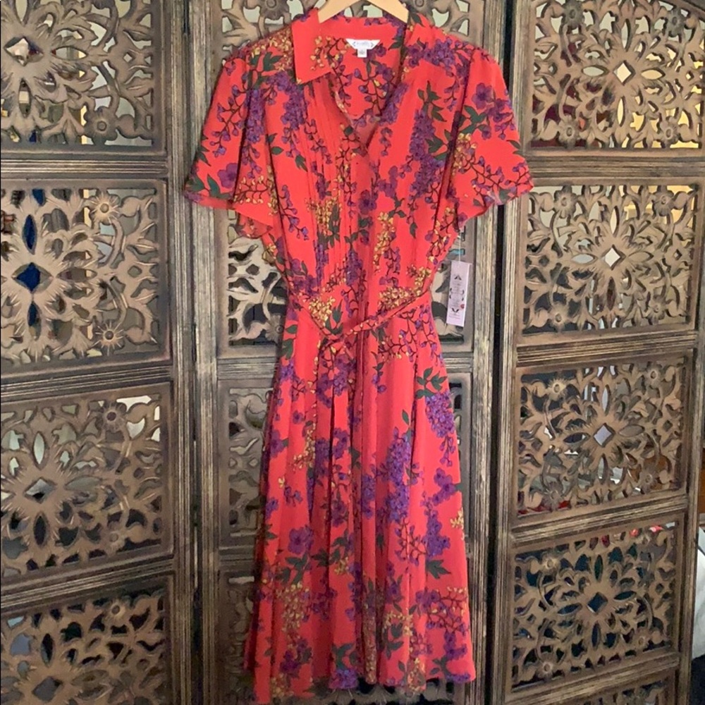NWT Nanette Lepore Floral Dress Size 8